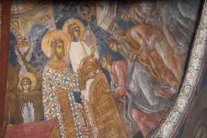 Pričešće Apostola, freska, Manastir Visoki Dečani