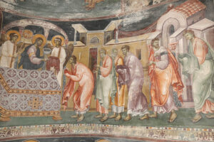 Pričešće Apostola, freska, Manastir Studenica