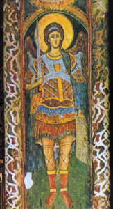Sv. Arhangel Mihailo, freska u manastiru Manasija
